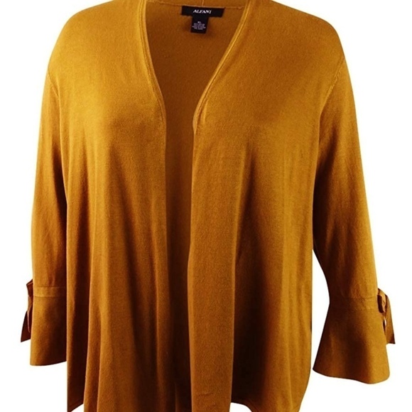 Alfani Tie-Sleeve Cardigan Sweater - Picture 2 of 11